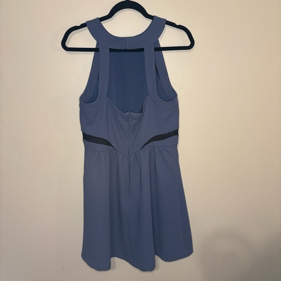 BCBGeneration Navy Halter Fit & Flair Dress - Picture 3 of 8